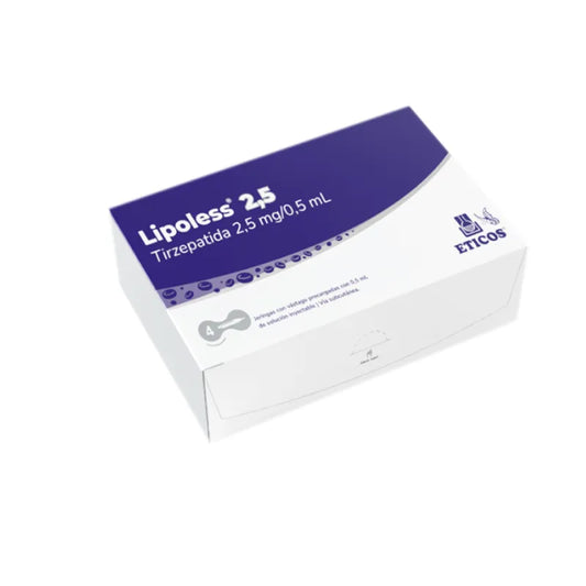 Lipoless Tirzepatida 2,5 mg/0,5 ml - Cont. 4 Jeringas Prellenadas C/ Vastago