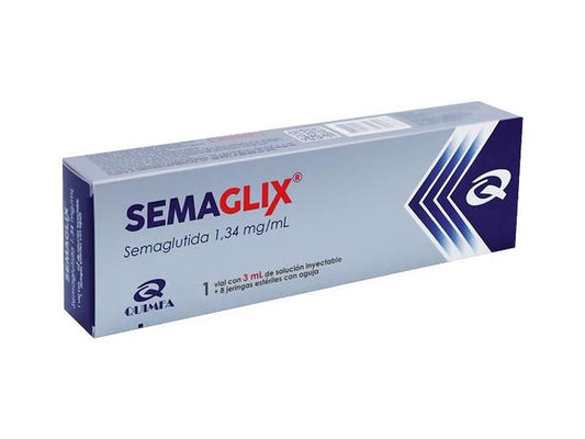 Semaglix Semaglutida 1,34 mg/ml - 3 ml + 8 jeringas descartables