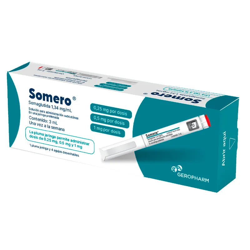 Somero 1,34 mg/ml - Cont. 1 Jeringa Prellenada