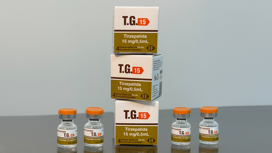 T.G. 15 mg x 4 ampollas SIN JERINGAS CON QR