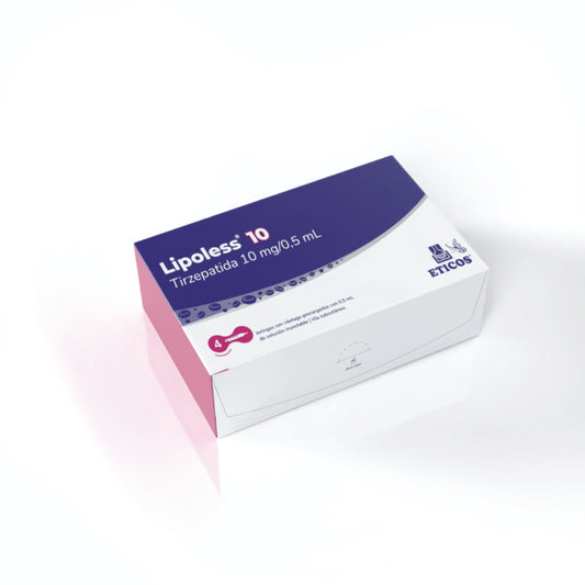 Lipoless Tirzepatida 10 mg. - Cont. 4 Jeringas Prellenadas C/Vastago