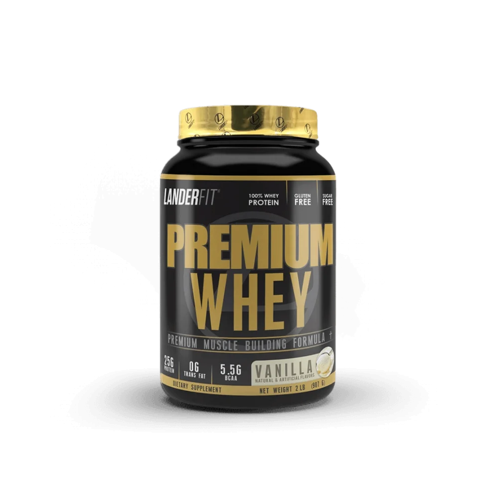 Premium Whey Protein Vainilla Landerfit - Cont.907g