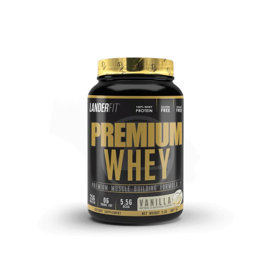 Premium Whey Protein Vainilla Landerfit - Cont.907g
