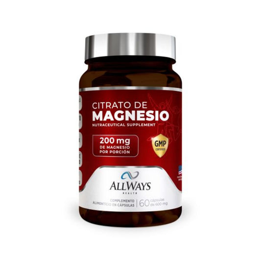 Citrato de Magnesio Allways x 60 caps.