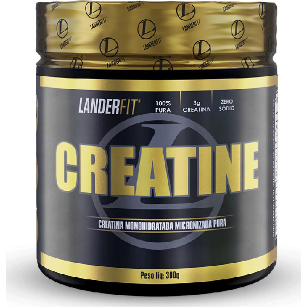 CREATINA LANDERFIT MONOHIDRATADA MICRONIZADA BRASILERA 300 G