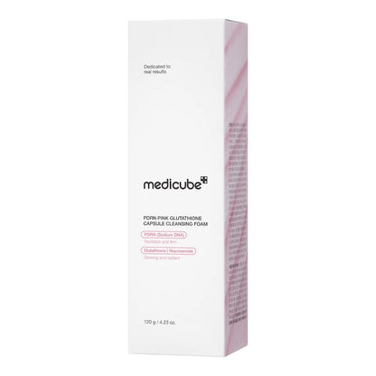 Medicube PDRN Pink Glutathione Capsule Cleansing Foam (120g)