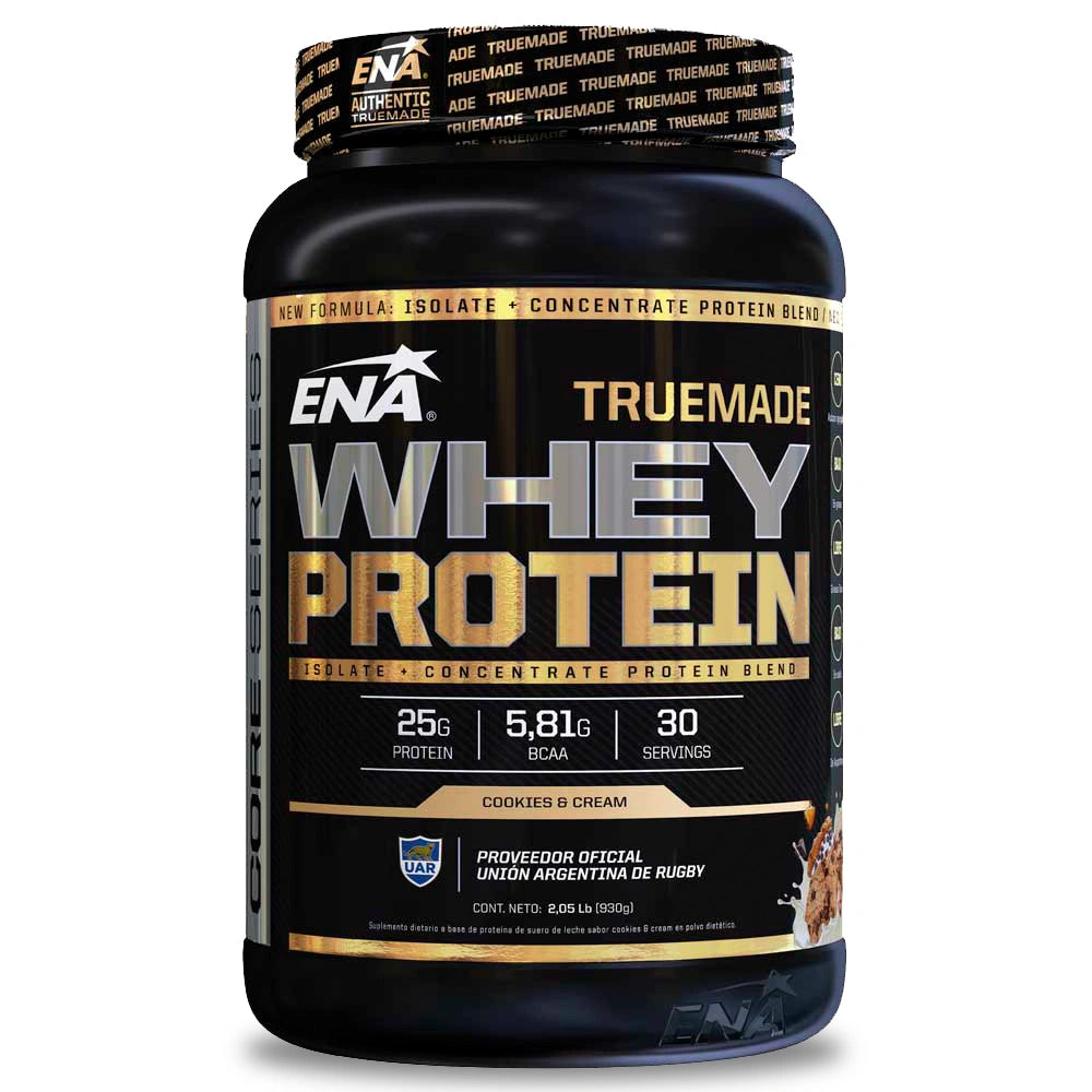 ENA TRUE MADE - WHEY PROTEIN COOKIES & CREAM 930 GR