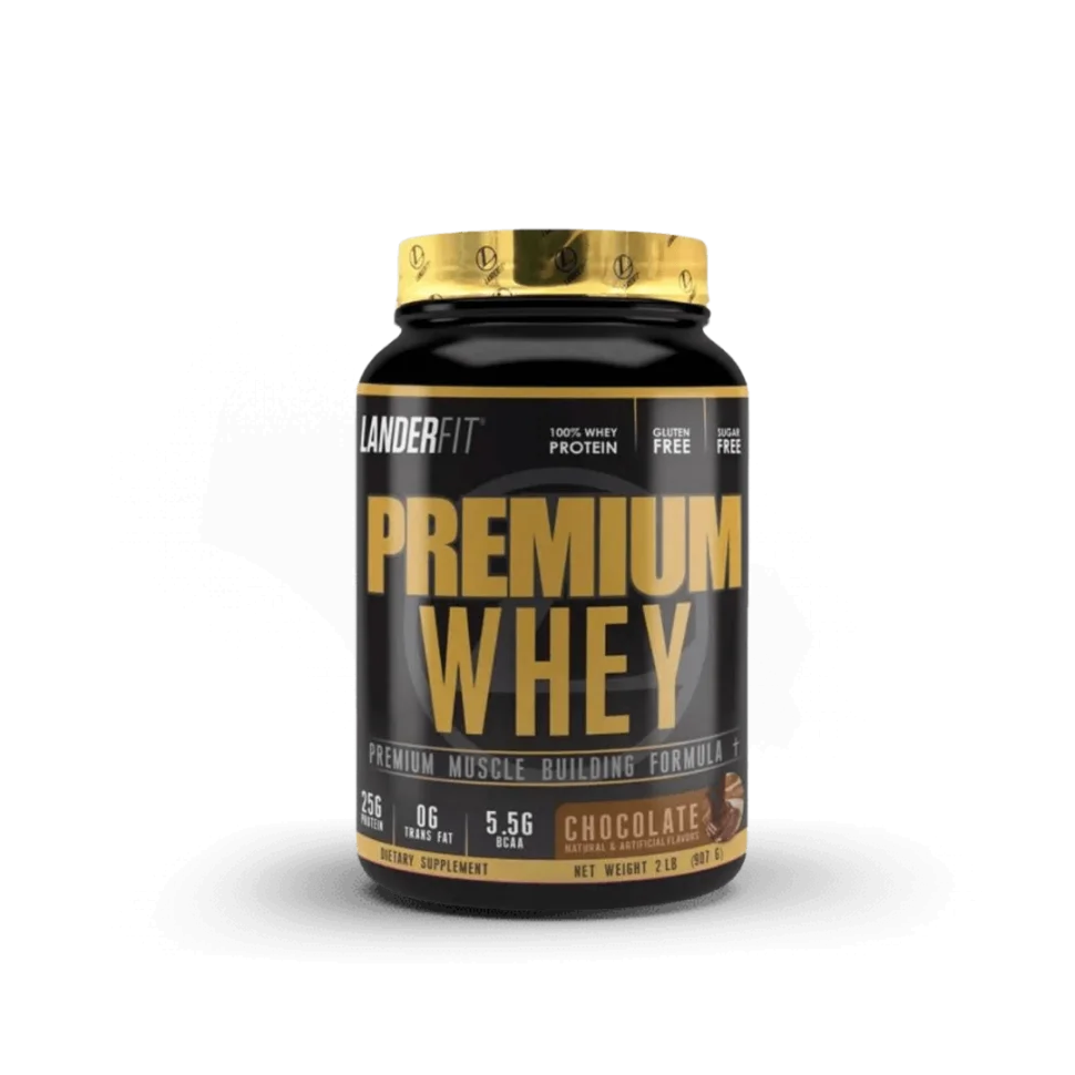 Premium Whey Protein Chocolate Landerfit - Cont.936 g
