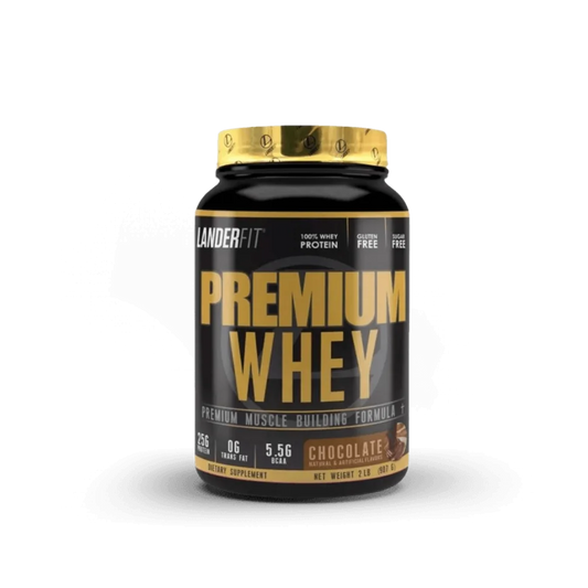 Premium Whey Protein Chocolate Landerfit - Cont.936 g