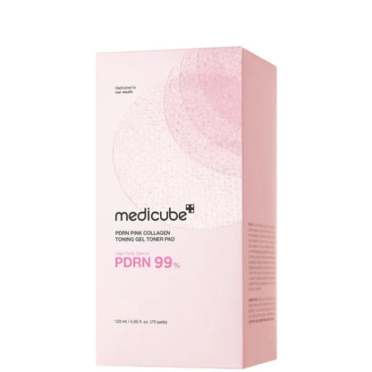 MEDICUBE PDRN Pink Toner Gel Pads – 70 pzs 120ml