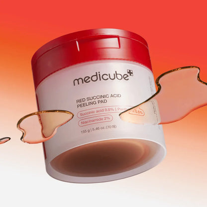 Medicube Red Succinic Acid Peeling Pad Exfoliating Face Pads 155gr