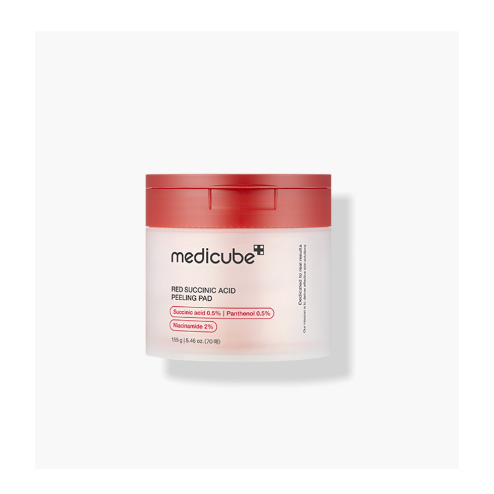 Medicube Red Succinic Acid Peeling Pad Exfoliating Face Pads 155gr