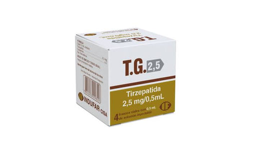 T.G. 2,5 mg/4 Frascos Sol. Iny.